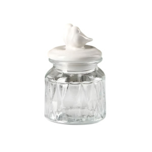 Банка для сыпучих продуктов Доляна Голубки 4693937 11*17 см 500 мл