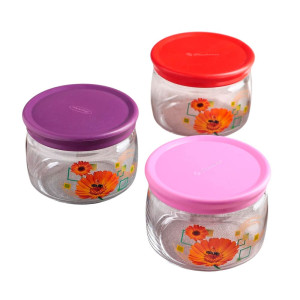 Банка для сыпучих продуктов Pasabahce Маргаритки 1260560 420 мл