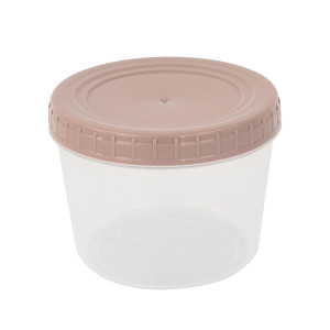 Банка Optimplast с завинчивающейся крышкой пыльная роза 0.75 л