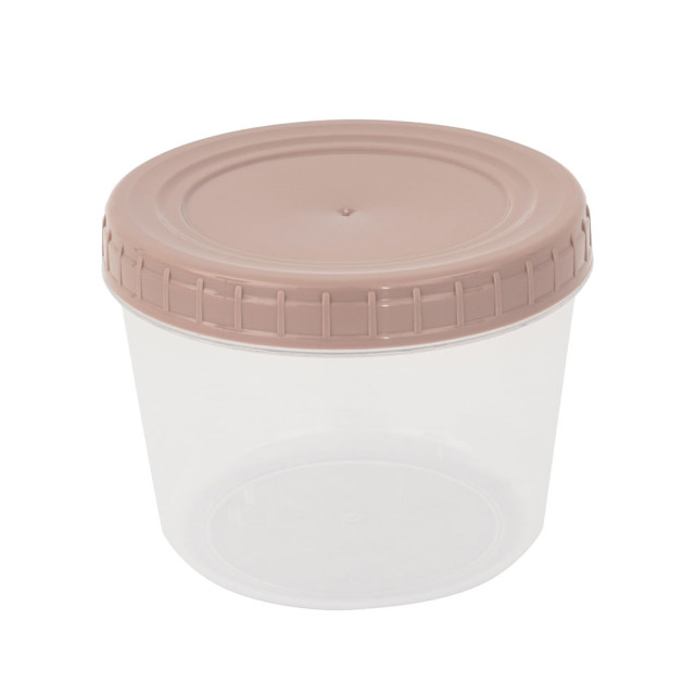 Банка Optimplast с завинчивающейся крышкой пыльная роза 0.75 л