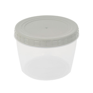 Банка Optimplast с завинчивающейся крышкой серый 0.75 л