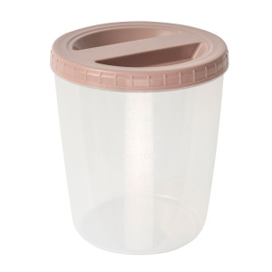 Банка Optimplast с завинчивающейся крышкой пыльная роза 1.8 л