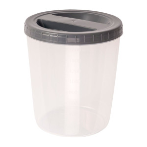 Банка Optimplast с завинчивающейся крышкой серый 1.8 л