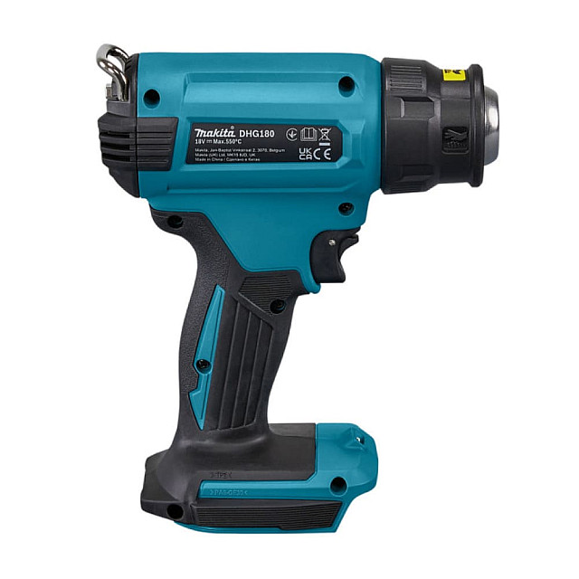 Термовоздуходувка Makita DHG180ZK18V аккумуляторная без АКБ и ЗУ 4 насадки