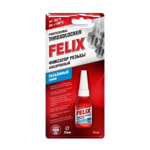 Фиксатор резьбы Felix 411040116 разъемный синий 6 мл