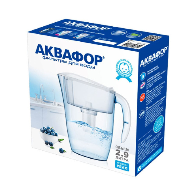 Фильтр-кувшин Аквафор Реал белый