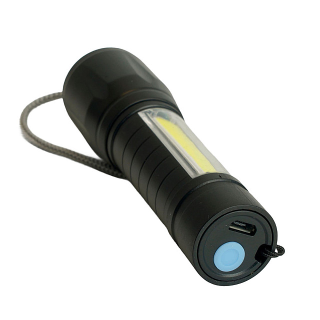 Фонарь ручной Feron TH2408 51118 светодиодный аккумуляторный USB ZOOM