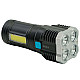Фонарь ручной Feron TH2409 48789 светодиодный аккумуляторный USB ZOOM