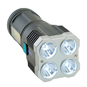 Фонарь ручной Feron TH2409 48789 светодиодный аккумуляторный USB ZOOM