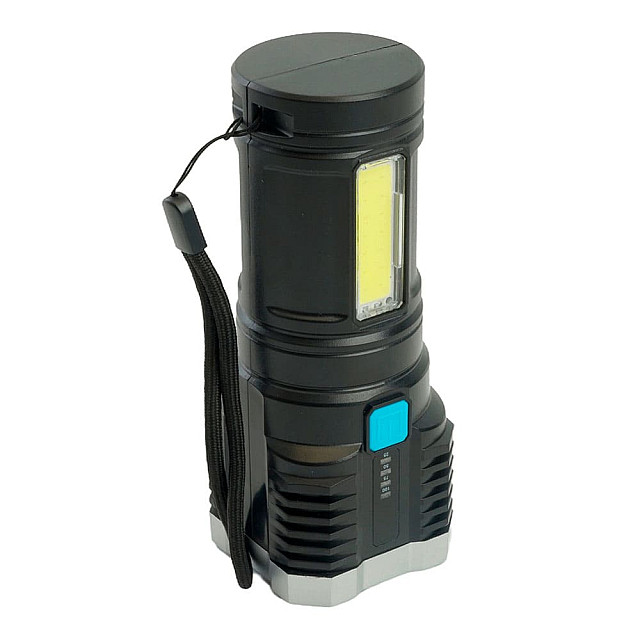 Фонарь ручной Feron TH2409 48789 светодиодный аккумуляторный USB ZOOM