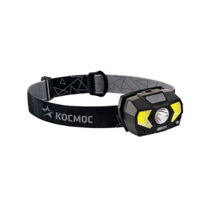 Фонарь налобный Космос KocHuntHelper5W 3Вт XPE Led 2*2Вт СОВ красный светодиод