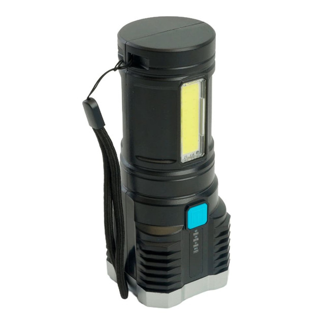 Фонарь ручной Feron TH2409 48789 светодиодный аккумуляторный USB ZOOM