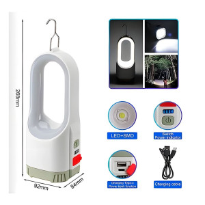 Фонарь кемпинговый PLD PLD-HB-2217 type-с power bank кабель