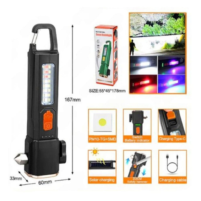 Фонарь ручной PLD PLD-PH-987XS аккумуляторный TG+SMD