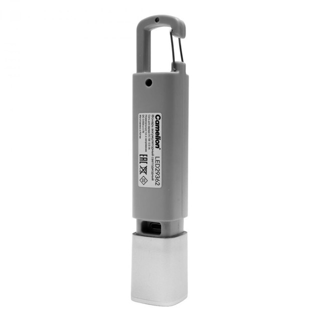 Фонарь ручной Camelion LED29362 16036 аккумулятор 3.7В LED+SMD 2Вт 3 режима Type-C серый