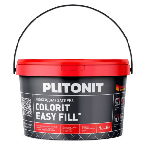 Затирка эпоксидная Plitonit Colorit EasyFill Н009677 титановый 1 кг