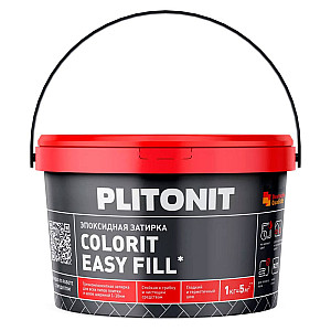 Затирка эпоксидная Plitonit Colorit EasyFill Н009683 антрацит 1 кг