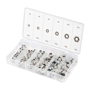 Набор гаек Сибртех 47613 самоконтрящихся 146 предметов