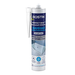 Герметик Bostik Perfect Seal Нейтральный Ванная силиконовый прозрачный 280 мл