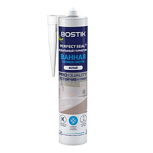 Герметик Bostik Perfect Seal Экстра Ванная идеальный белый 280 мл