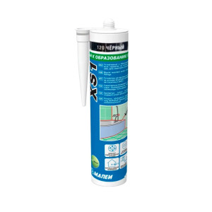 Герметик силиконовый Mapei Mapesil XS1 №120 санитарный черный 300 мл