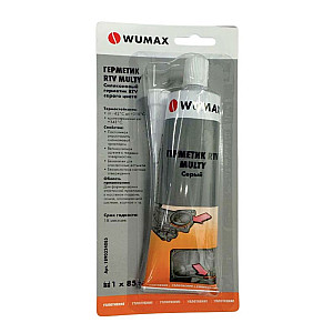 Герметик Wumax RTV multy серый 85 гр