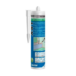 Герметик силиконовый Mapei Mapesil XS1 №112 санитарный серый 300 мл