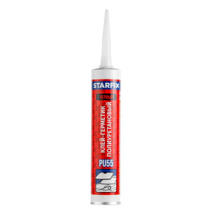 Клей-герметик Starfix PU55 SM-97631-1 полиуретановый черный 300 мл
