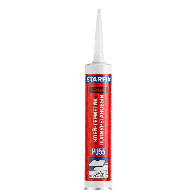 Клей-герметик Starfix PU55 SM-97631-1 полиуретановый черный 300 мл