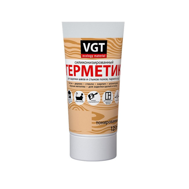 Герметик VGT силиконизированный дуб 0.16 кг
