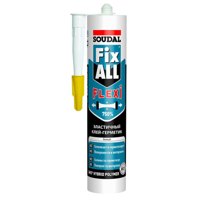 Клей-герметик Soudal Fix All Flexi гибридный серый 290 мл