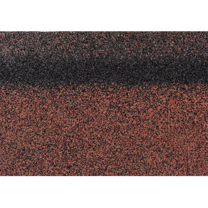 Коньково-карнизная черепица ТехноНиколь Красный экстра 250*1000 мм