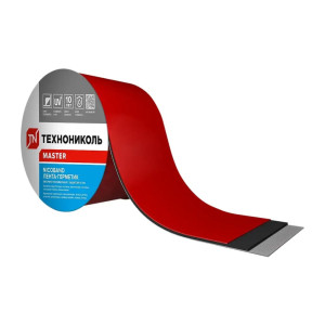 Лента герметизирующая ТехноНиколь Nicoband самоклеящаяся 10 см красная 10 м
