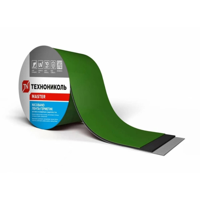 Лента герметизирующая ТехноНиколь Nicoband самоклеящаяся 15 см красная 10 м