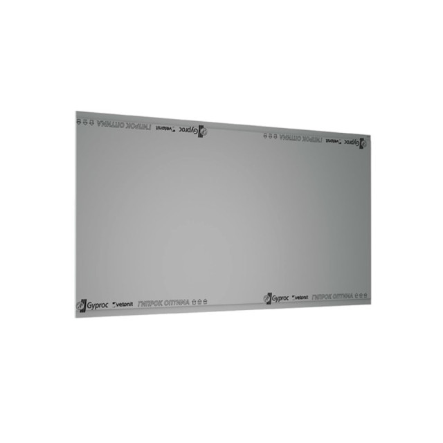 Гипсокартон Vetonit Optima стеновой обычный 12.5*1200*2500 мм