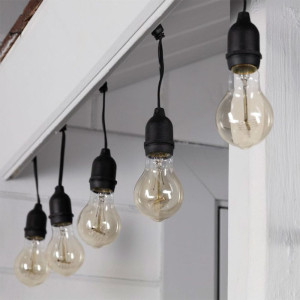 Гирлянда Luazon Lighting Белт Лайт Ретро Spec темная нить 10 м