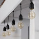Гирлянда Luazon Lighting Белт Лайт Ретро Spec темная нить 10 м