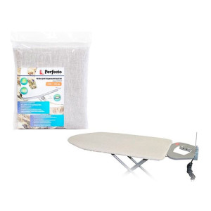 Чехол для гладильной доски Perfecto Linea Eco 42-007053 лен с подложкой 1200*420 мм