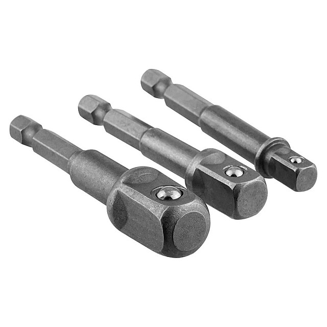 Адаптер для торцевых головок Vertextools АД-65-14-12-38 65 мм 3 шт