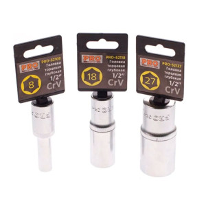 Головка торцевая Pro Startul PRO-52124 глубокая шестигранная 1/2