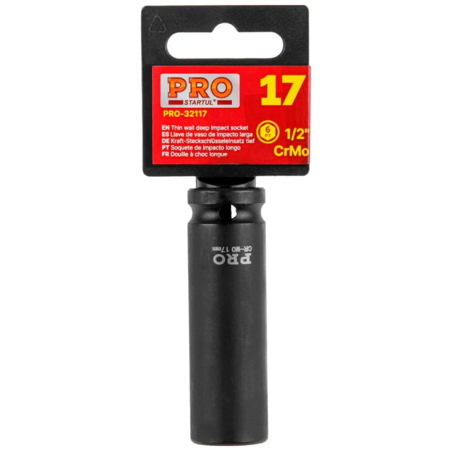 Головка торцевая Pro Startul PRO-32117 ударная тонкостенная глубокая шестигранная 1/2