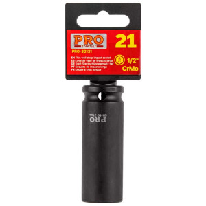 Головка торцевая Pro Startul PRO-32121 ударная тонкостенная глубокая шестигранная 1/2