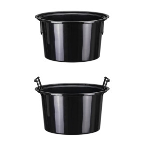 Кашпо Idea Мозаика М3409 со вставкой кремовый 340*390 мм