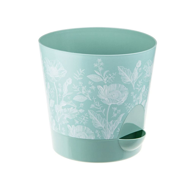 Кашпо Idea Ника Деко М 3077 150 мм с прикорневым поливом маки 1.6 л