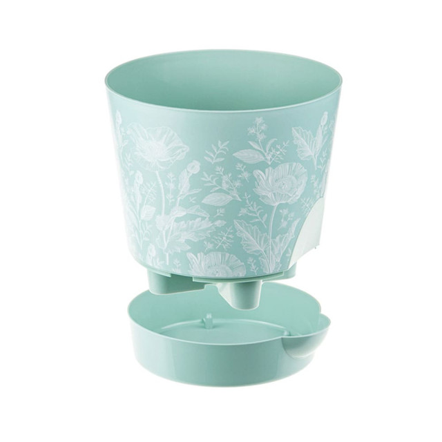 Кашпо Idea Ника Деко М 3077 150 мм с прикорневым поливом маки 1.6 л