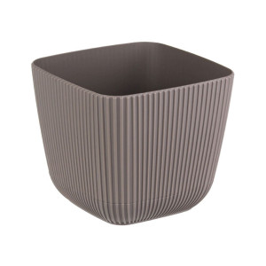Кашпо Idea Пиканто М 3208 110*110 мм французcкий серый 0.65 л