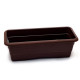 Ящик балконный Гарденпласт №1 шоколад 400*140 мм