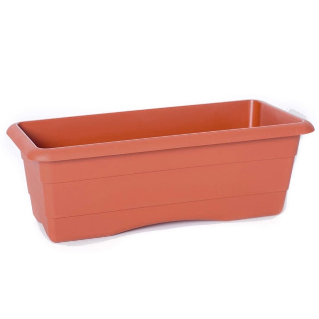 Ящик балконный Гарденпласт №1 терракот 400*140 мм