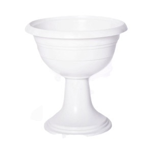 Горшок пластмассовый Гарденпласт Тюльпан белый 300*335 6 л