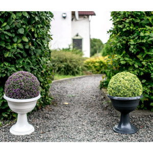 Горшок пластмассовый Гарденпласт Тюльпан графит 300*335 6 л